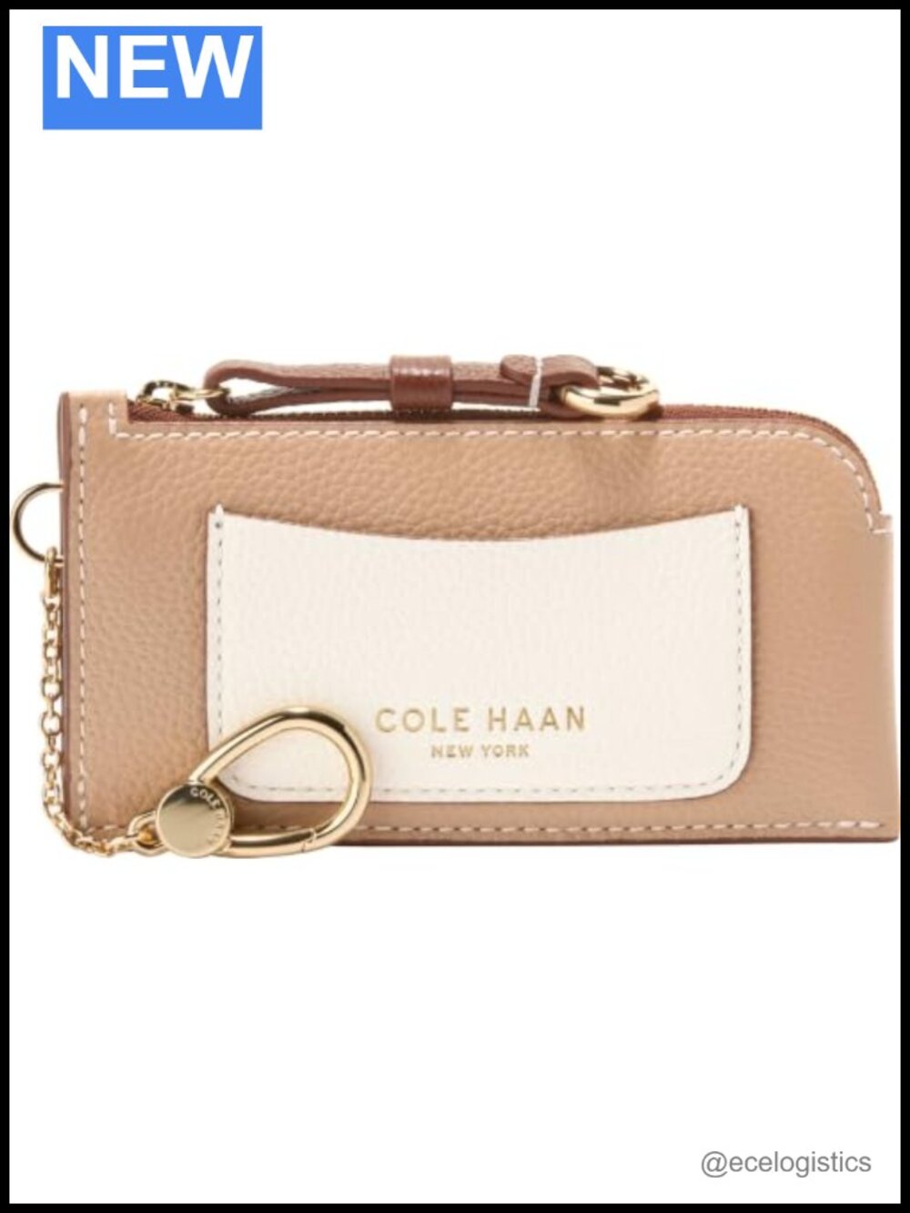 Essential Credit Card Wallet with Zip Pocket & Snap Closure